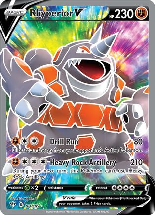 Rhyperior V (Full Art) - SWSH03: Darkness Ablaze #181