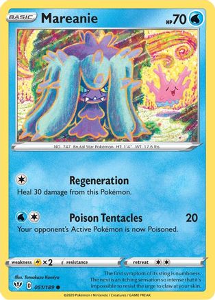Mareanie - SWSH03: Darkness Ablaze #051