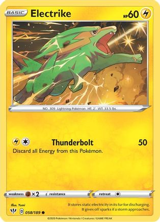 Electrike - SWSH03: Darkness Ablaze #058