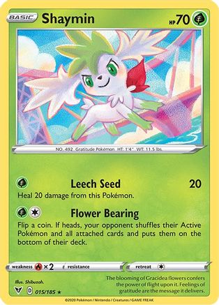 Shaymin - SWSH04: Vivid Voltage #015