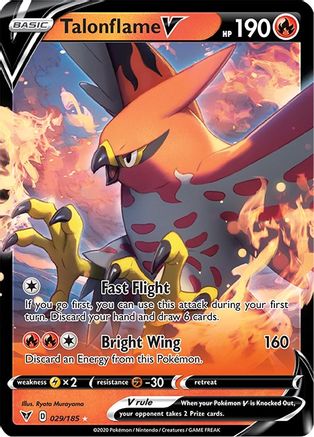 Talonflame V - SWSH04: Vivid Voltage #029