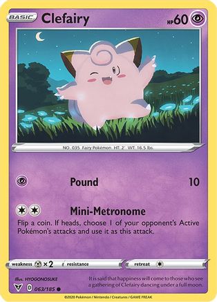 Clefairy - SWSH04: Vivid Voltage #063