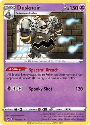 Dusknoir - SWSH04: Vivid Voltage #071
