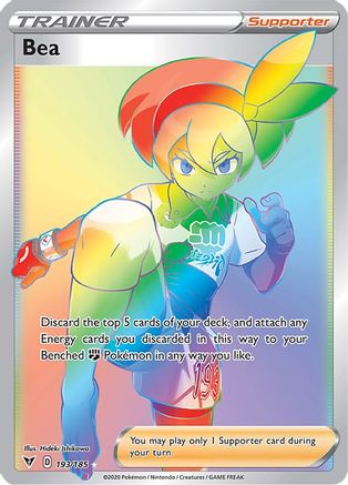 Bea (Secret) - SWSH04: Vivid Voltage #193
