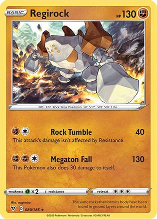 Regirock - SWSH04: Vivid Voltage #089