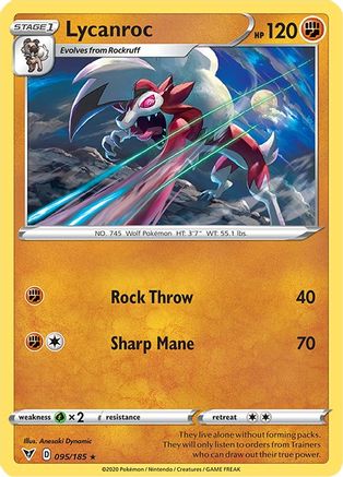 Lycanroc - SWSH04: Vivid Voltage #095