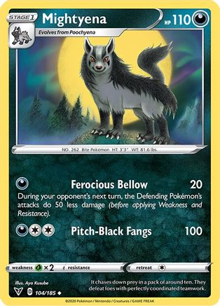 Mightyena - SWSH04: Vivid Voltage #104