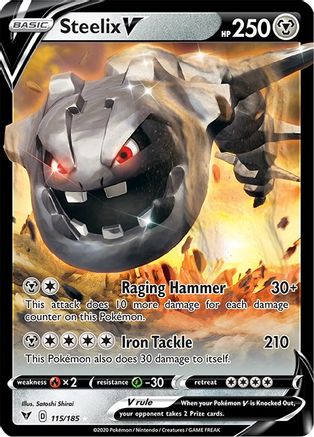 Steelix V - SWSH04: Vivid Voltage #115
