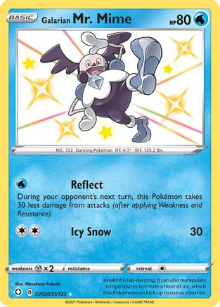 Galarian Mr. Mime - Shining Fates: Shiny Vault #SV020