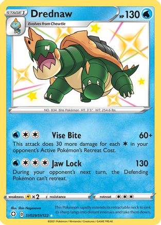 Drednaw - Shining Fates: Shiny Vault #SV029