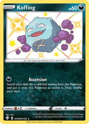 Koffing - Shining Fates: Shiny Vault #SV076