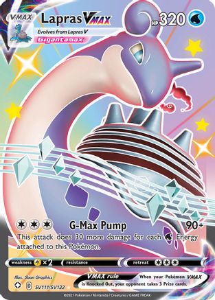 Lapras VMAX - Shining Fates: Shiny Vault #SV111