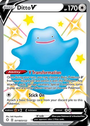 Ditto V - Shining Fates: Shiny Vault #SV118