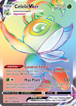 Celebi VMAX (Secret) - SWSH06: Chilling Reign #199
