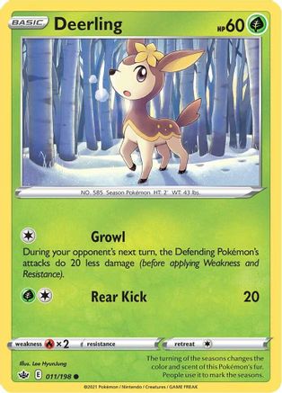 Deerling - SWSH06: Chilling Reign #011