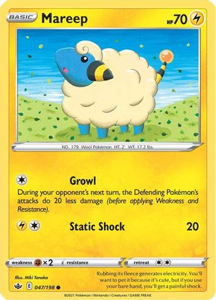 Mareep - SWSH06: Chilling Reign #047