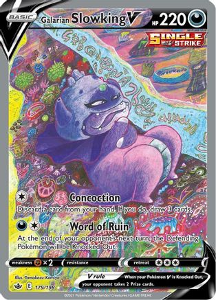 Galarian Slowking V (Alternate Full Art) - SWSH06: Chilling Reign #179