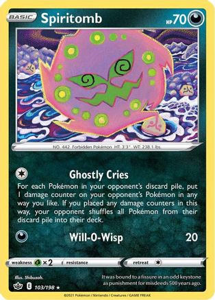 Spiritomb - SWSH06: Chilling Reign #103
