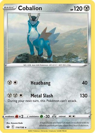 Cobalion - SWSH06: Chilling Reign #114