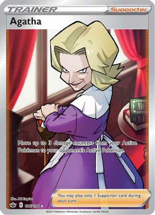 Agatha (Full Art) - SWSH06: Chilling Reign #186