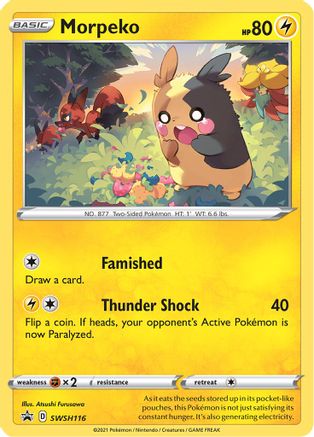 Morpeko - SWSH116 - SWSH: Sword & Shield Promo Cards #SWSH116