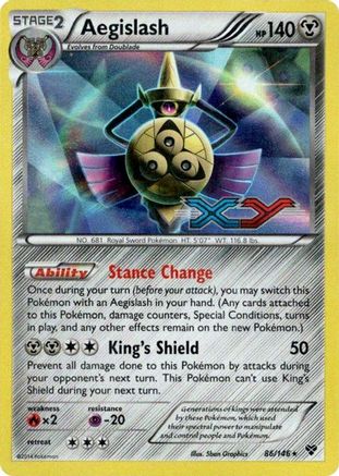 Aegislash - 86/146 (Prerelease) - XY Promos #86