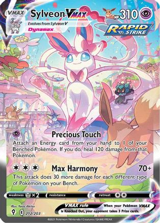 Sylveon VMAX (Alternate Art Secret) - SWSH07: Evolving Skies #212