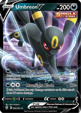 Umbreon V - SWSH07: Evolving Skies #094