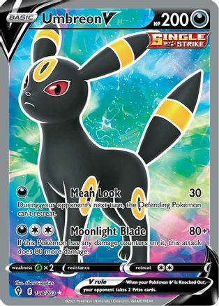 Umbreon V (Full Art) - SWSH07: Evolving Skies #188