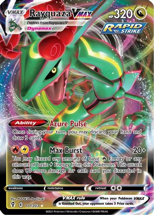 Rayquaza VMAX - SWSH07: Evolving Skies #111