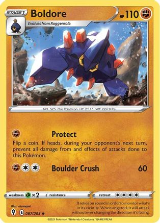 Boldore - SWSH07: Evolving Skies #087