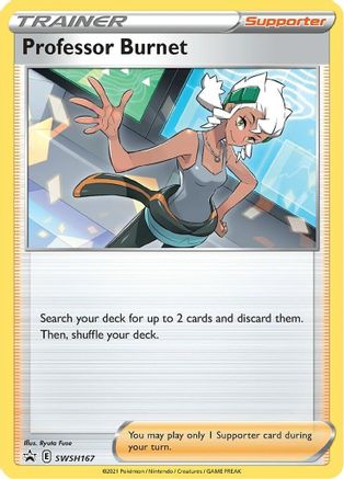 Professor Burnet - SWSH167 - SWSH: Sword & Shield Promo Cards #SWSH167