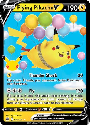 Flying Pikachu V - Celebrations #006