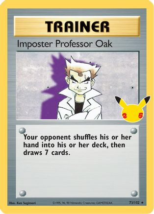 Imposter Professor Oak - Celebrations: Classic Collection #73