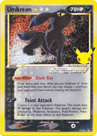 Umbreon Star - Celebrations: Classic Collection #17