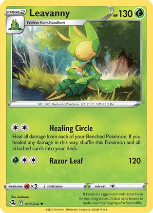 Leavanny - SWSH08: Fusion Strike #011