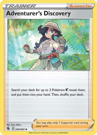 Adventurer's Discovery - SWSH08: Fusion Strike #224