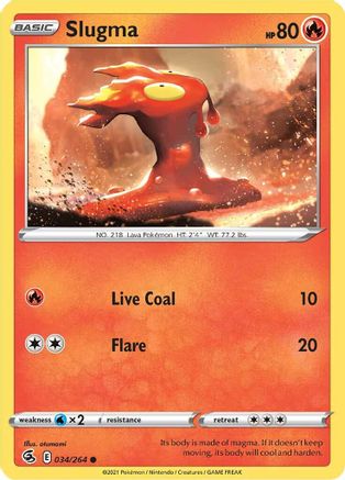 Slugma - SWSH08: Fusion Strike #034