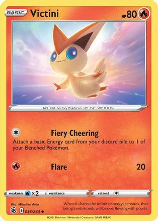 Victini - SWSH08: Fusion Strike #036