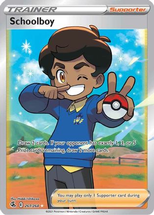 Schoolboy (Full Art) - SWSH08: Fusion Strike #261