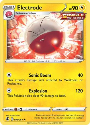 Electrode - SWSH08: Fusion Strike #088