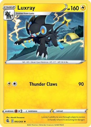 Luxray - SWSH08: Fusion Strike #093