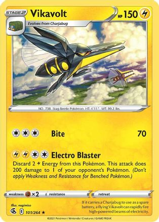 Vikavolt - SWSH08: Fusion Strike #101
