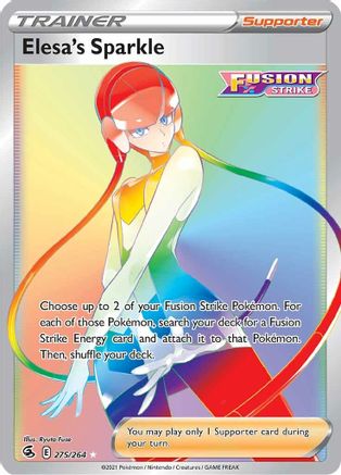 Elesa's Sparkle (Secret) - SWSH08: Fusion Strike #275