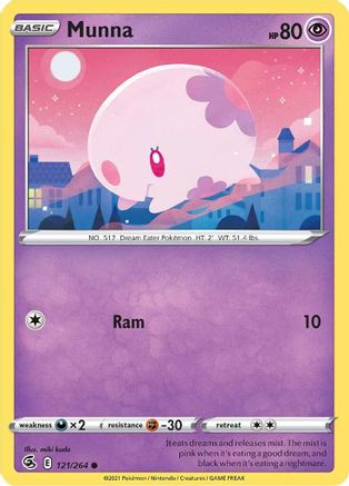 Munna - SWSH08: Fusion Strike #121