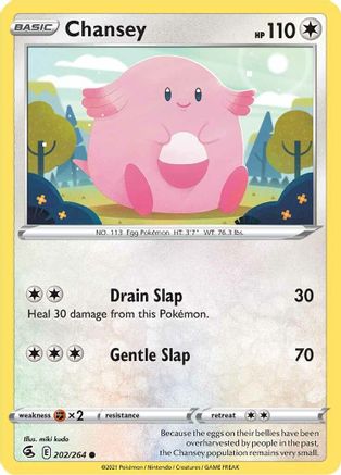 Chansey - SWSH08: Fusion Strike #202