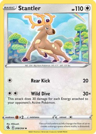 Stantler - SWSH08: Fusion Strike #208