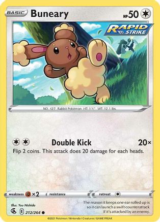 Buneary - SWSH08: Fusion Strike #212