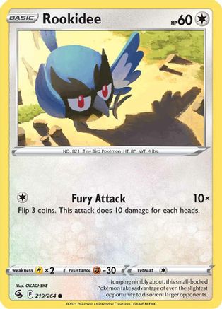 Rookidee - SWSH08: Fusion Strike #219