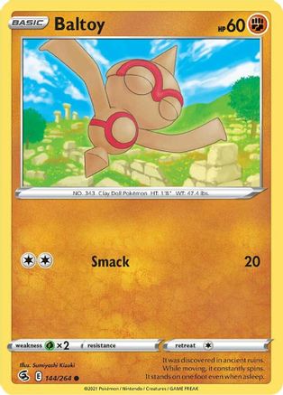 Baltoy - SWSH08: Fusion Strike #144